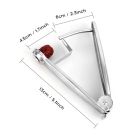 YYTECH Cherry Pitter, Cherry Stone Pitter for Kitchen Ready Pitted Fruits, Stainless Steel Corer, Cherry Pitter, Hand Cherry Stone Remover for Fruit, Cherry Fruit Berry (Silver)