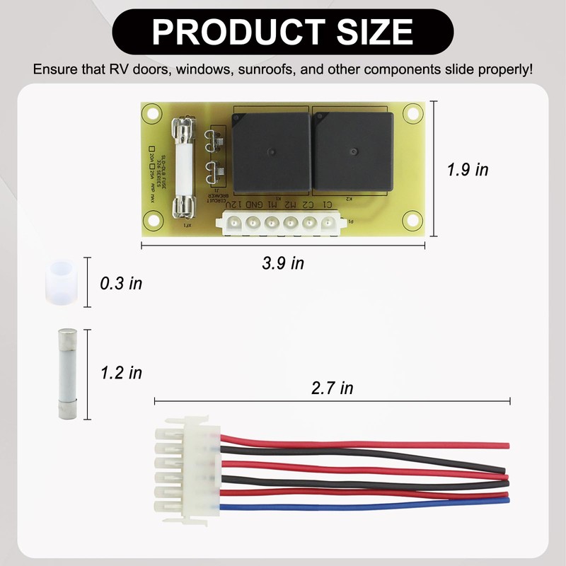 RV Slide Out Relay Control Board 14-1130, 140-1130 Replace #246063