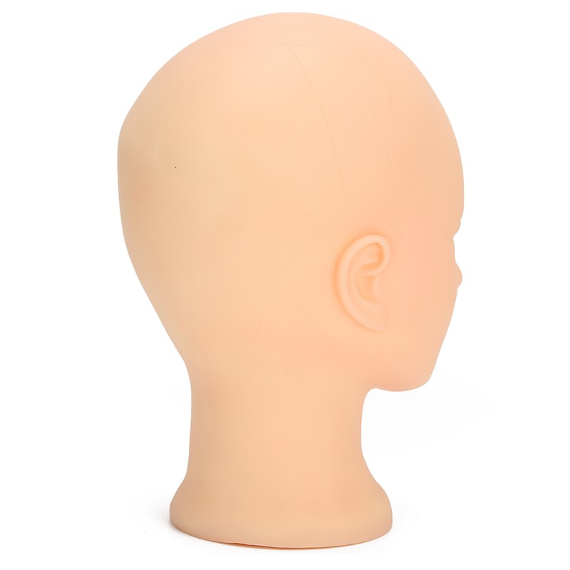 Mannequin Head Makeup Training Practice Wig Hat Display Bald Mannequin