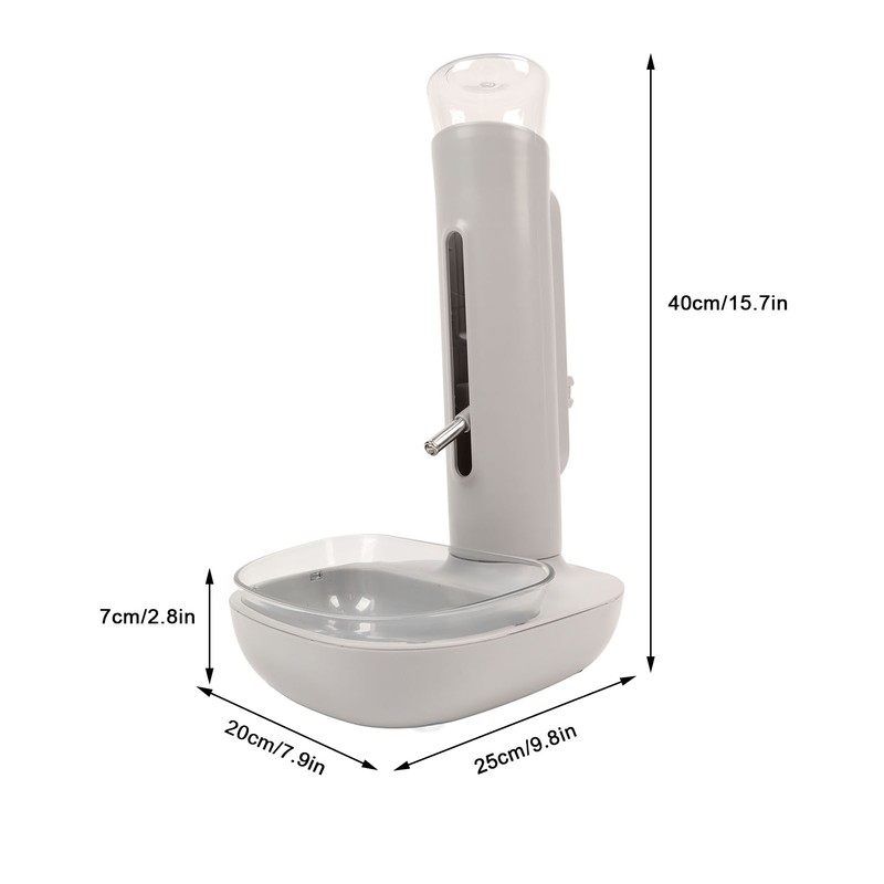 Dog Standing Water Dispenser Bowl Automatic Detachable Pet Drinking Feeder