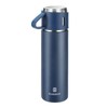 Vacuum Insulated Flask 500ml/17.6oz Stainless Steel Thermo Bottle with Cup