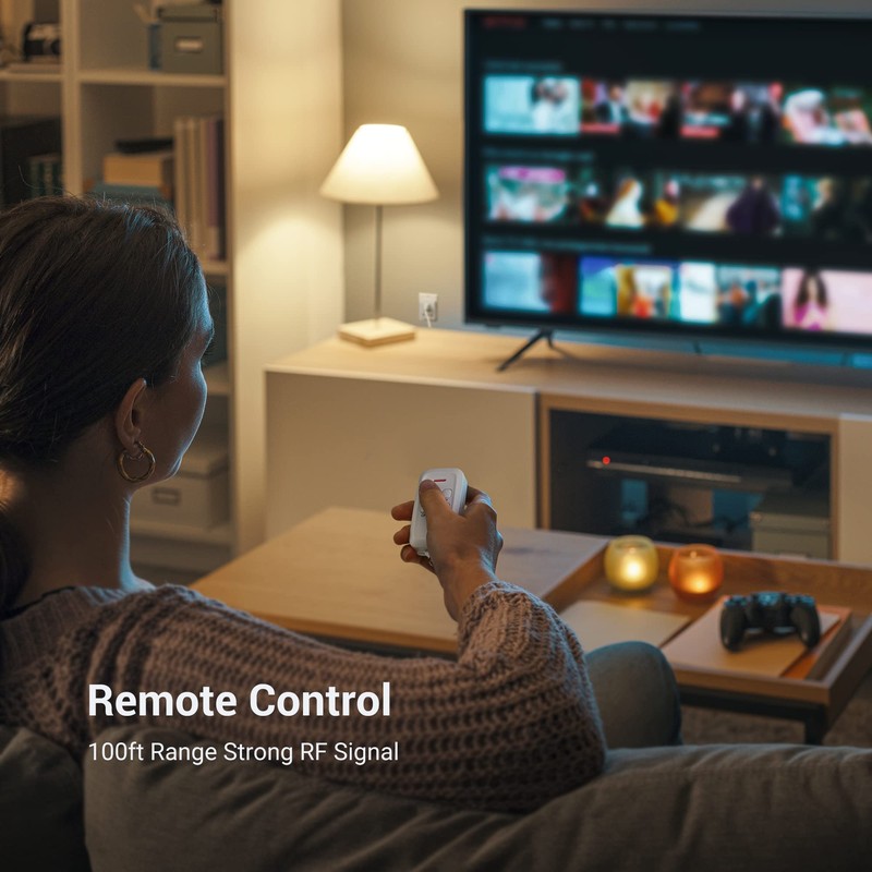 DEWENWILS Plug-in Lamp Dimmer Switch, Wireless Remote Dimmer Plug for