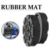 4 Pcs Car Jack Pad: Slotted Trolley Jacking Rubber Blocks,