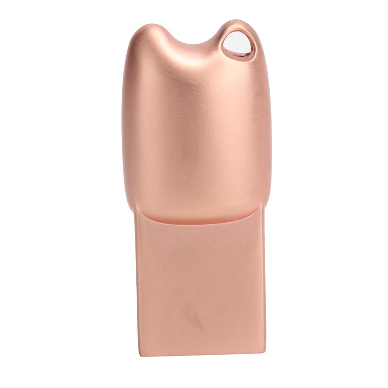 U Disk USB2.0 Memory Metal Flash Drive Cartoon 2‑in‑1 with