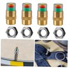 SUPVOX 3sets Tire Pressure Warning Caps Pressure Measurement for Enhanced