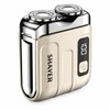 Mini Electric Shaver for Men – Rechargeable Dual Blade Beard