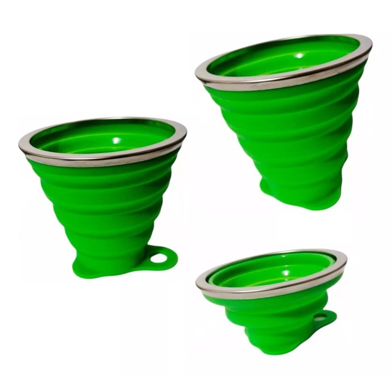 Veraly Vaso De Silicona Plegable Con Tapa Y Correa Portátil