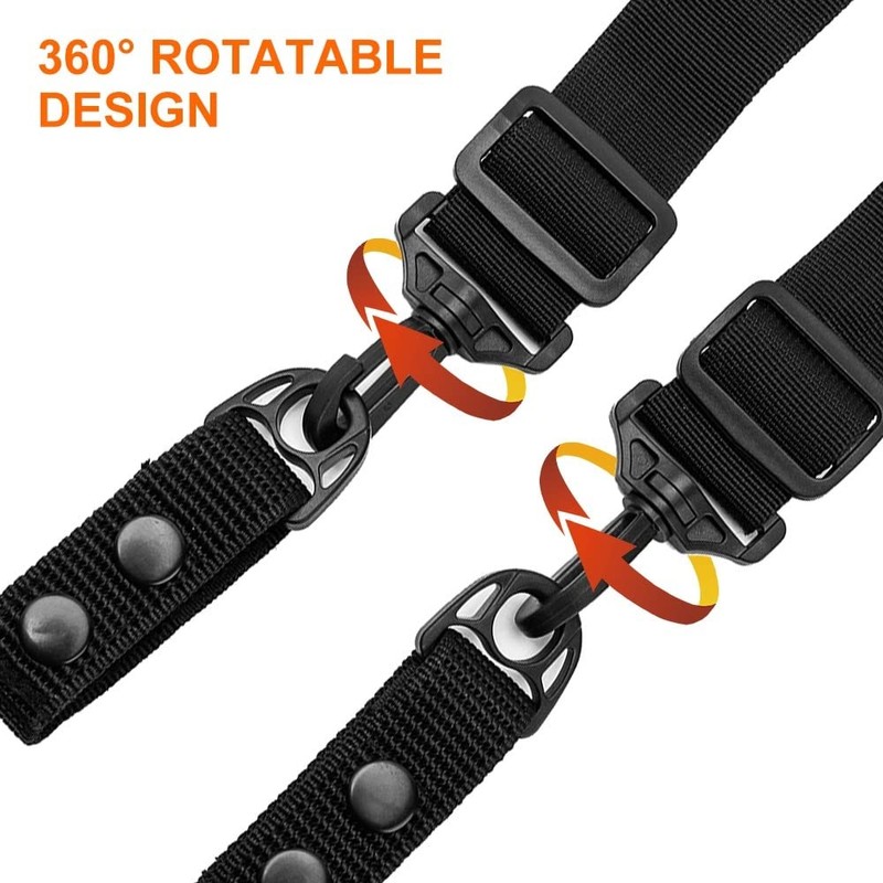 DONGKER Tactical Suspenders,Police Harness Padded Nylon Adjustable Suspenders for Duty