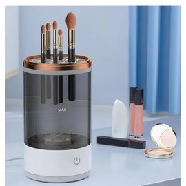 Makeup Brush Cleaner, Electric Make up Brush Cleaner Machine with Brush Clean Mat, Automatic Spinning Makeup Brush Cleaner for All Size Makeup Brush