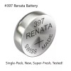 Renata #397 Renata Watch Battery SR726SW Silver Oxide New, Super-Fresh, Ships Free!