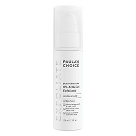 Paula's Choice Skin Perfecting 8% AHA Gel Peeling Face Exfoliator with Glycolic Acid & Panthenol, Minimizes Wrinkles, Pigment Spots & Pimples, All Skin Types, 100 ml