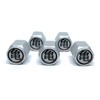 DBZ Letter Silver Caps DBZ Tire Valve Stem Caps (5