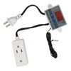 Temperature Controller Switch Display Digital Thermostat Outlet Thermostat US Plug