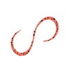 JACKALL Bing Ball Custom Necktie Curly Bright Orange Dot