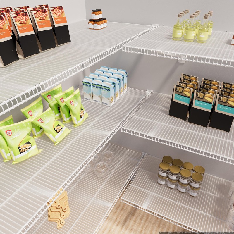 Pantry Shelf Liners for Wire Shelving: 11.5 Inch Wide Thick