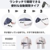 estaa 30225 Men's Parasol, Automatic Opening/Closing, Large Size, Light Blocking,