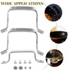 Kichvoe 1 Set Stainless Steel Pot Handles Replacement Metal Pot