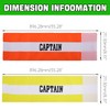 Qimoo 1Pcs Orange + 1Pcs Yellow Youth Captain Armband for