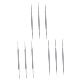 Balacoo 9 Piezas pulidores de uas empujadores de muerta herramienta de limpieza de uas gel de esmalte de uas juego de limpiador de uas crneo cortaas  