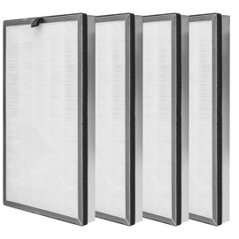 Asheviller Replacement Filter, Compatible with 112 V2.0 Air Purifier,3 in 1 Pre-filter, H13 True HEPA Filter and Activated Carbon Filter, 4 Pack