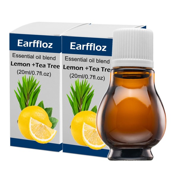 Earffloz 2 Packs Odor Eliminating Essential Oil Set (Lemon +