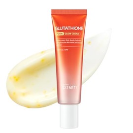 MAKE P:REM Glutatión PDRN Glow Cream, hidratante antioxidante con cápsulas PDRN para piel radiante y nutrida, todo tipo de piel, cuidado de la piel coreano, 1.69 fl oz, 1.7 fl oz