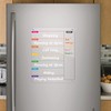 Kamehame Magnetic Weekly Planner Board for Fridge 14.2"x11" Acrylic Dry