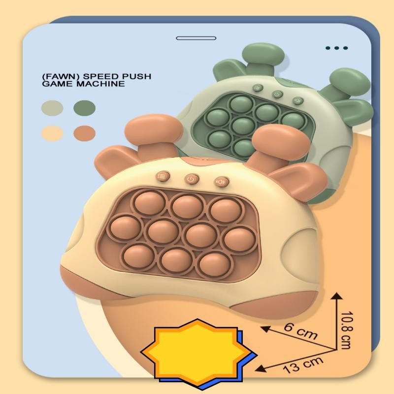 Quick Fast Push Game Console Electronic Pop It Game Light