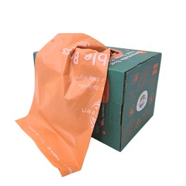 Moonygreen Compost Bags Small Trash Bags 2.6 Gallon, Extra Thick, US BPI ASTM D6400 Certified Compostable Food Scrap Kitchen Waste Bags, 100 Count