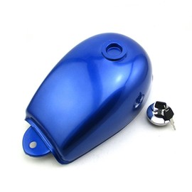 TC-Motor Blue Gas Fuel Tank Cap Cover With Key For Honda Mini Trail Monkey Motor Bike Z50 Z50A Z50J Z50R Motorcycle