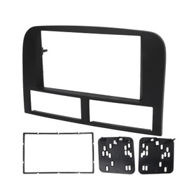 Fydun Double DIN Installation Dash Kit Dashboard Installation Trim Stereo Audio Bezel Decor for Jeep Grand Cherokee 1999‑2004