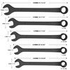 KJE 10-Piece SAE Black-Oxide Jumbo Combination Wrench Set, Open-End large