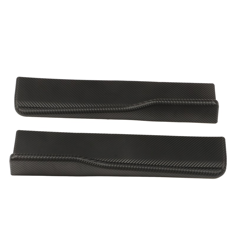 2PCs Rear Side Skirt Winglet Carbon Fiber Style Universal Car