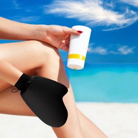 Tanner Mitt, Tan Applicator Glove With Elastic Wrist, Sunless Body Tanner Applicator Tool For Beach Camping Picnic Cycling Outdoor Sports, For Men Women