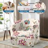 FUANGUI 2 Piece Club Chair Slipcover Stretch Barrel Chair Covers