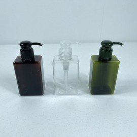 square pump bottle 150ml green 8ea