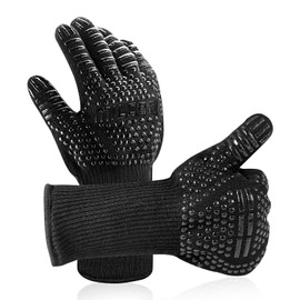 BBQ Gloves, Heat Resistant Barbecue Gloves, MILcea Gloves, Barbecue Gloves, Oven Gloves, Baking Gloves