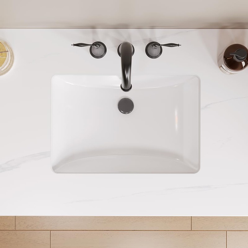 18 Inch Small Rectangle Undermount Bathroom Sink Vessel Sink Lavatory