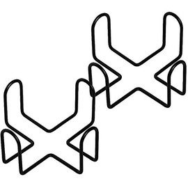 Flyup Coaster Holder, 4 PCS Metal Holder for Square or Round Coaster Sets Home Wrought Iron Shelf Decoration (Style 1)