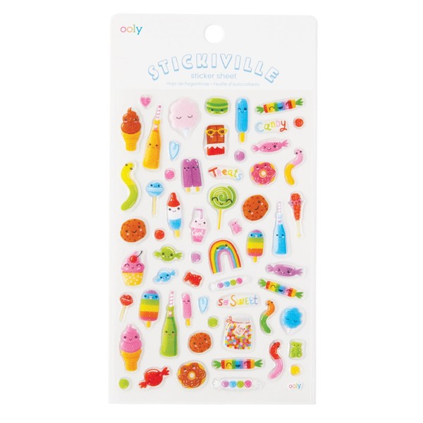 OOLY Stickiville Stickers Standard Candy Shoppe Ages 3+
