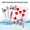 Timenued Plastic Playing Cards 6 Pack,Waterproof Playing Cards Bulk for
