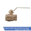 Watts LFFBV-3C-M1 Series 1" Lead-Free 2-Piece Full Port Chrome-Plated Brass