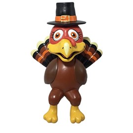 Thanksgiving Turkey Mantle Mates Sitting Bobblehead