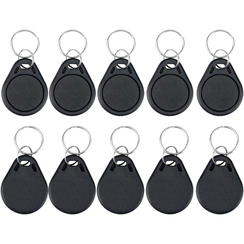 OBO HANDS (paquete de 100 unidades, ABS negro impermeable, 13.56