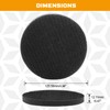 Uenhoy 5 Pack Hook and Loop Soft Foam Buffering Pads