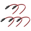 Linkstyle 5PCS SAE Connector Extension Cables, 10AWG 1FT Quick Disconnect