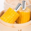 12PCS Corn on The Cob Skewers, Stainless Steel Sweetcorn Holders