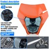 MCHMFG Dirt Bike Headlight Dirtbike LED Headlights Kit Motorcycle Head