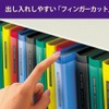 コクヨ ファイル クリヤーブック ウェーブカット 替紙式 A4 縦 17枚 青 ラ-T720B