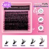 Eyelash Extensions Set, 200 Pieces, Fluffy Artificial Eyelash Clusters, Lashes
